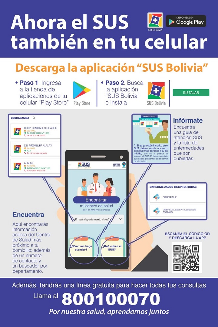 ministerio de salud y deportes de bolivia aplicación sus bolivia y